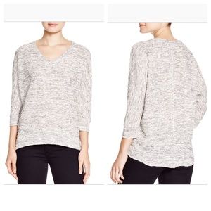 Kut From The Kloth Nancy Grey Marled Sweater sz XL